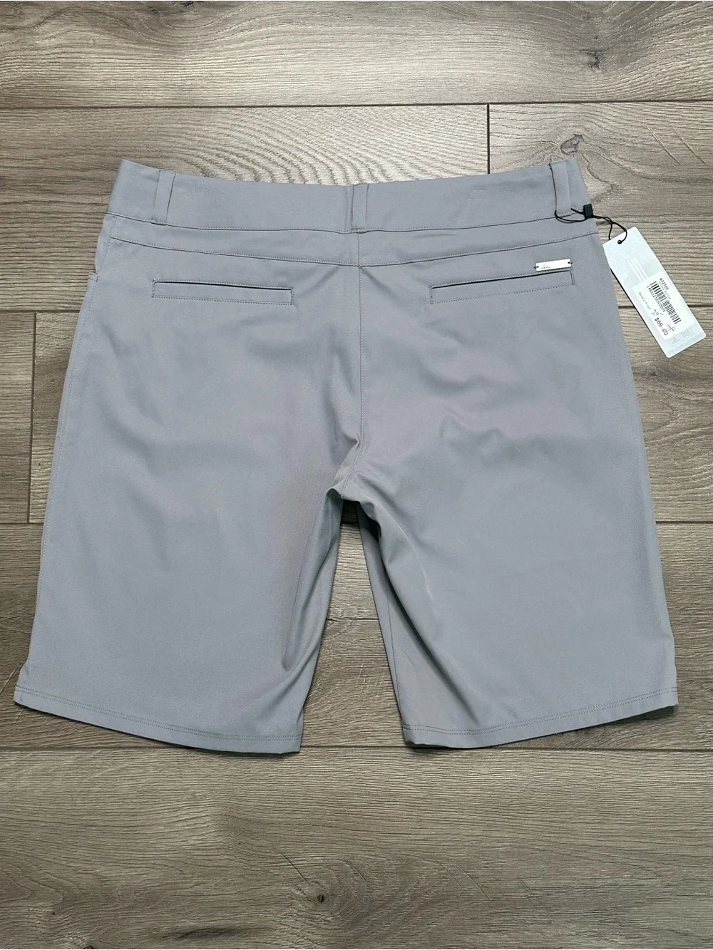 Adidas Mid Rise Bermuda Stretch Golf Shorts Gray Size 10